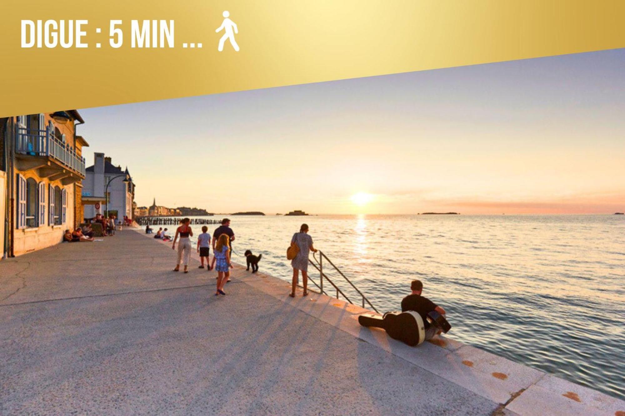 Layton - A 2 Min De La Plage, Du Sillon Et D'Intra Muros ! Saint-Malo Bagian luar foto